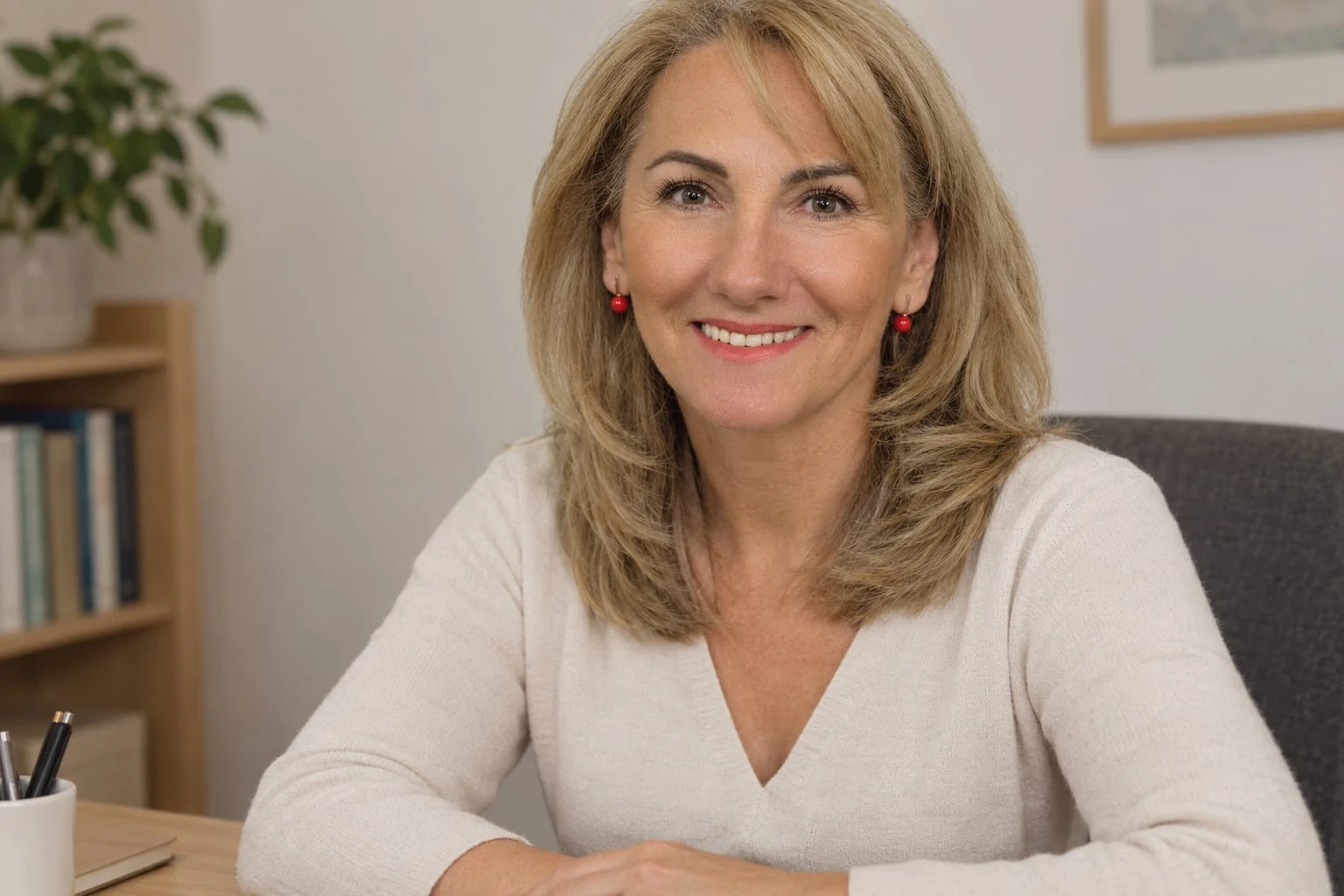 Dagmara Piotrowska w gabinecie